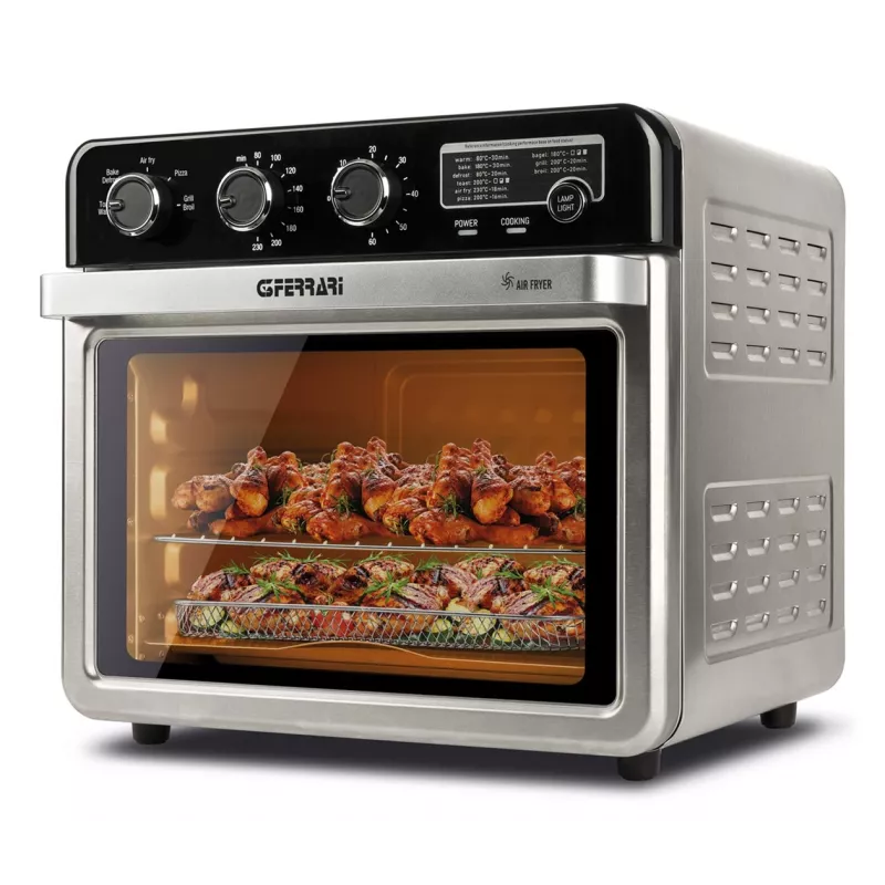 Fritadeira de ar quente G3 Ferrari G10221 Single 32 l 2000 W preto, aço inoxidável
