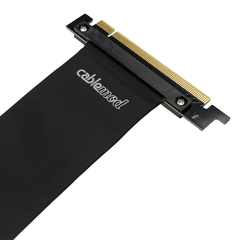 CableMod CM-VPB-2DK-R suporte vertical para placa gráfica com cabo riser PCIe x16, 2x DisplayPort, preto
