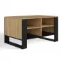 Mesa de centro top e shop Topeshop STOLIK KAWOWY ŁAWA MODERN 4P carvalho Artisan preto
