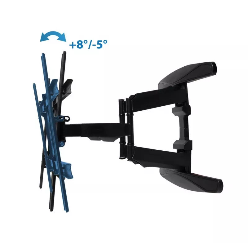 Suporte de parede ESPERANZA ERW021 para televisores de ecrã plano 40–85 polegadas, metal, inclinável, distância 6–50 cm, capacidade de carga 68 kg, VESA 200x100–600x500 mm
