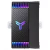 Dissipador de CPU Jonsbo CR-1000MAX 120mm RGB preto — ventoinha de 120 mm, iluminação RGB, acabamento preto