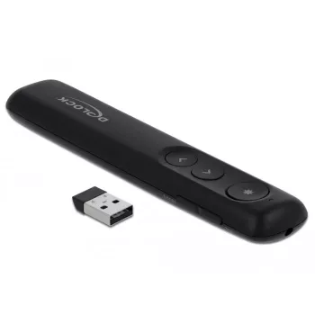 Apresentador laser DeLOCK USB 64092 preto