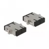 Acoplador de fibra ótica SC Duplex fêmea para SC Duplex fêmea monomodo metal DeLOCK 86873