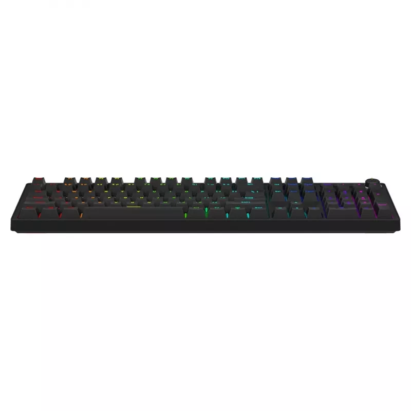 SAVIO STYX Brown teclado mecânico gaming, Outemu Brown, Hot-Swap, RGB, disposição US, tamanho completo, USB, preto