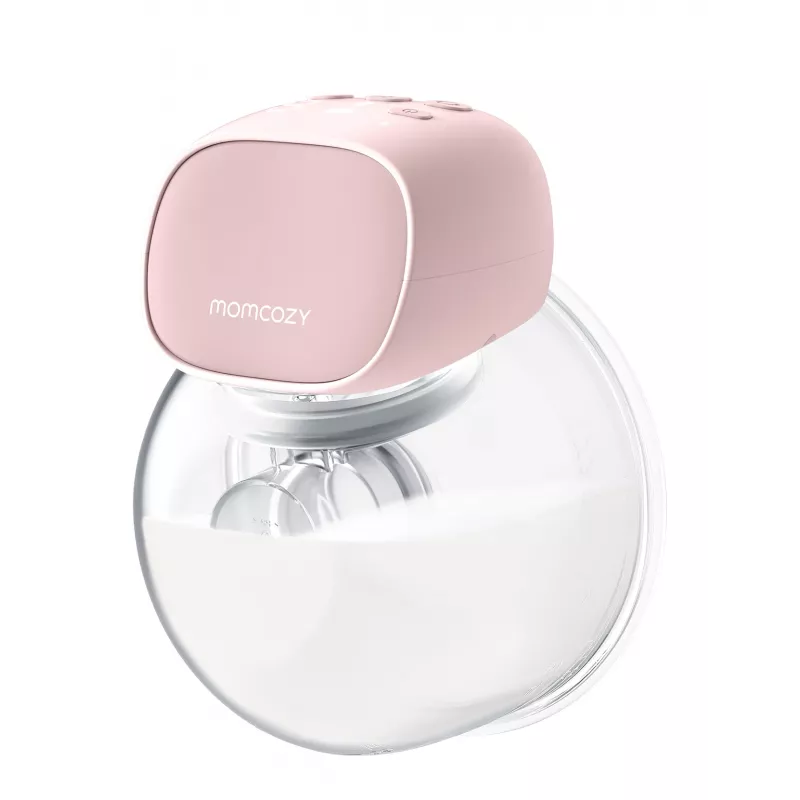 Bomba tira-leite elétrica dupla Momcozy S9 Pro rosa, 180 ml