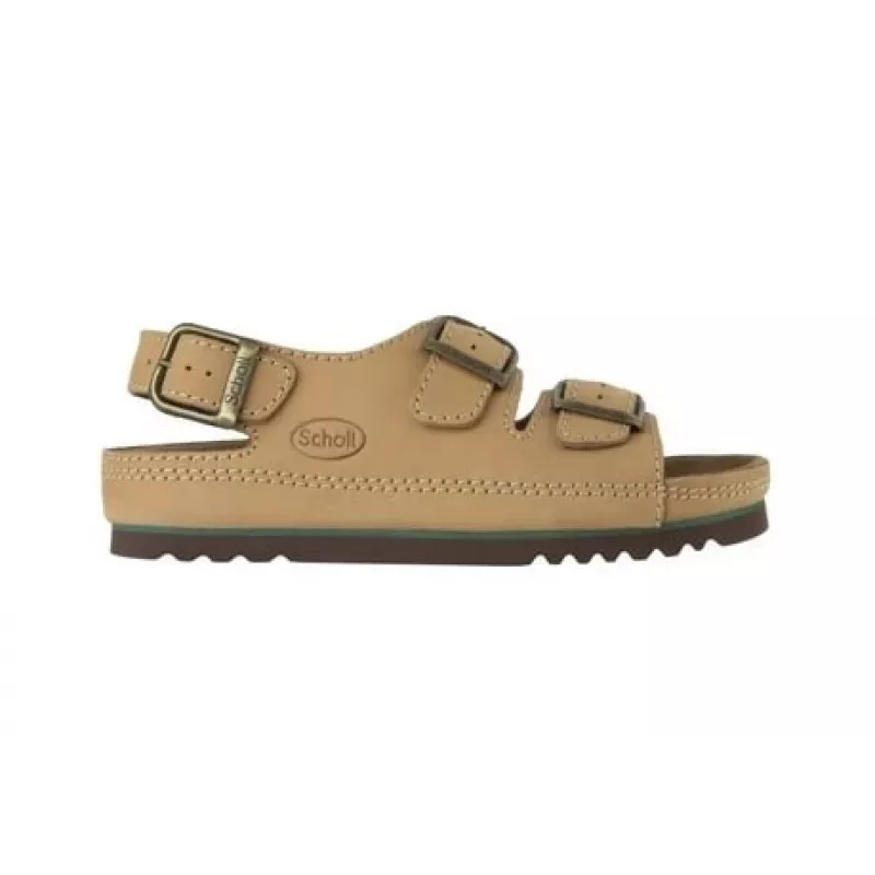 Sandálias confortáveis Scholl Air Bag Back Strap castanhas 36