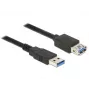 Cabo USB DeLOCK 85055 USB 3.2 Gen 1 1,5 m preto