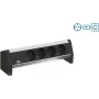 Distribuidor de energia Bachmann Desk 1 2 tomadas interior alumínio plástico