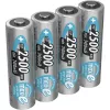Pilha AA Ansmann 2500mAh maxE plus níquel-metal-hidreto NiMH
