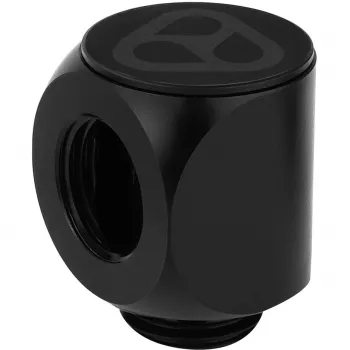 Thermal Grizzly DeltaMate Rotary 90° – Conector de refrigeração líquida, preto, 1 unid. (TG-DM-FIT-0003)