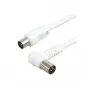 Cabo coaxial Schwaiger KVKW30 532 3 m IEC169-2 branco