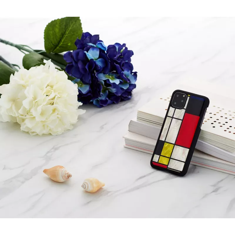 Capa para smartphone iKins para iPhone 11 Pro Max – Mondrian preto capa protetora