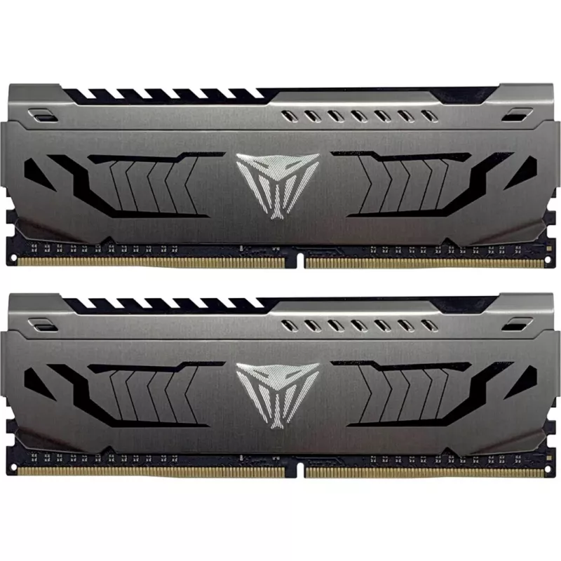 DIMM 16 GB DDR4-3600 (2x 8 GB) Dual-Kit, memória RAM cinzenta, PVS416G360C7K, Viper Steel, INTEL XMP