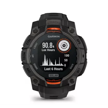 Garmin Instinct® 3 – 45 mm, relógio solar preto