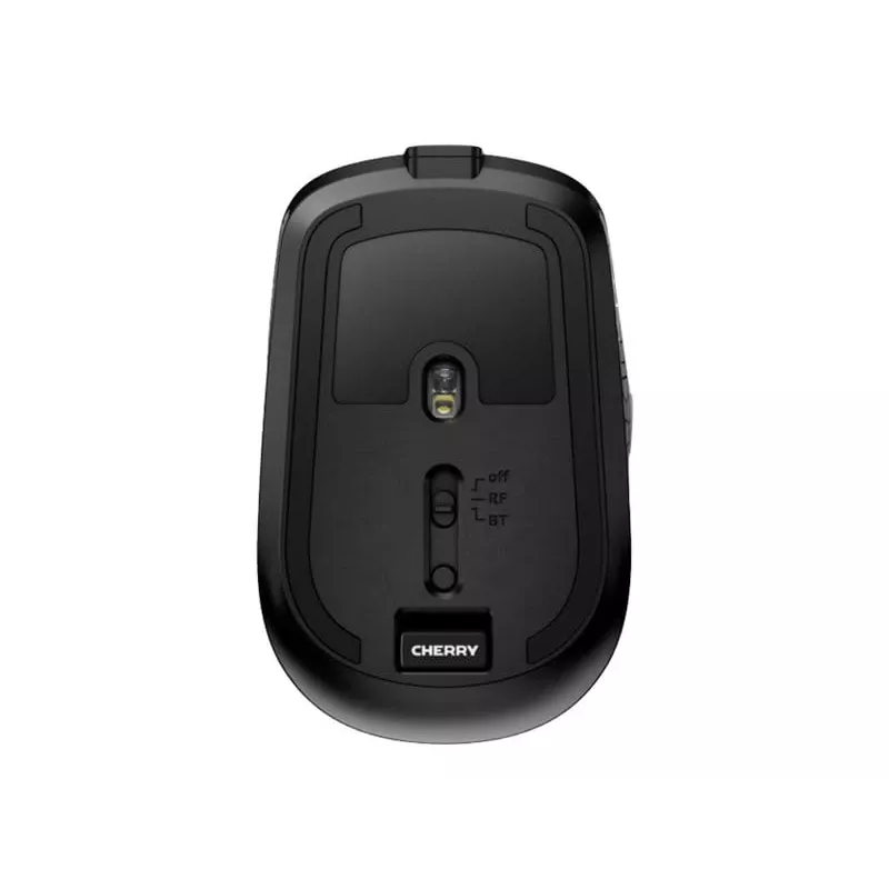 Teclado CHERRY DW 9100 fino com rato incluído universal RF sem fios + Bluetooth AZERTY francês preto