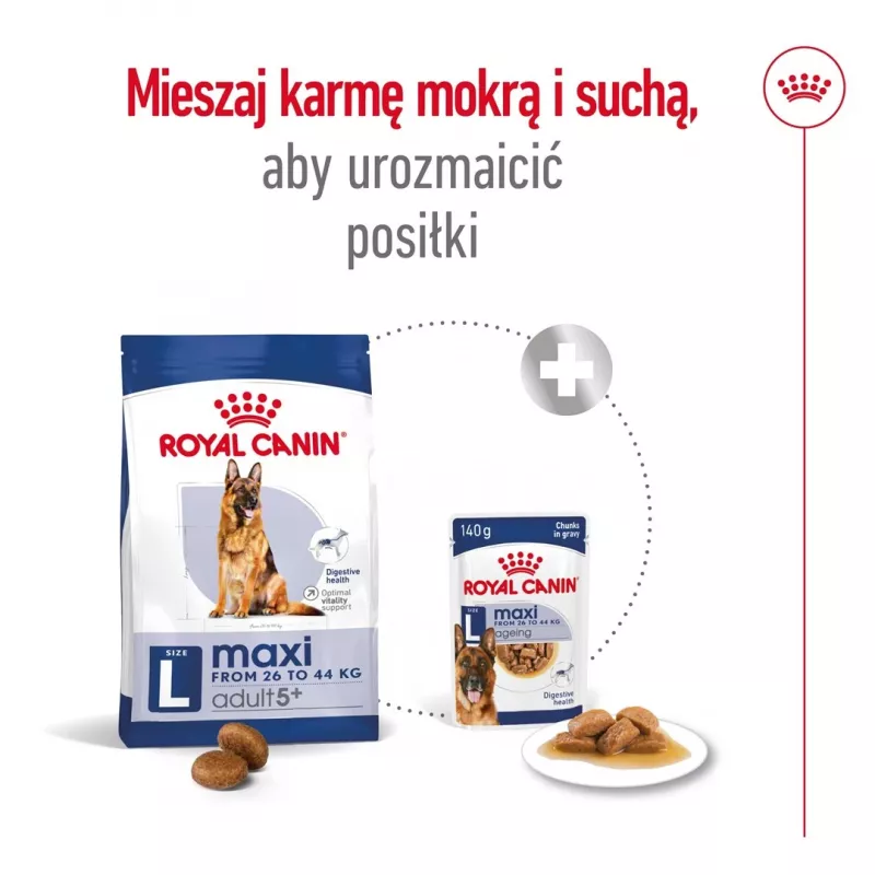 Royal Canin Maxi Adult 5+ ração seca para cães, 15 kg