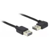 Cabo USB DeLOCK 5m USB 2.0 A macho/macho 90°