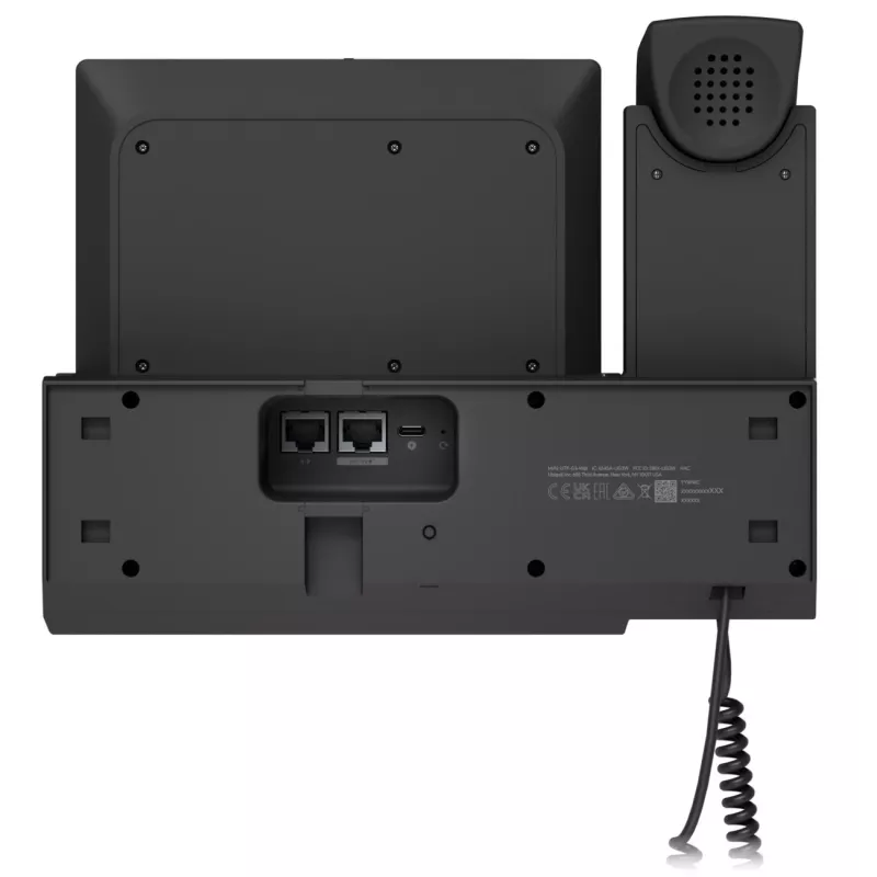 Ubiquiti UniFi G3 Touch Wall UTP-G3-Touch-Wall telefone VoIP, ecrã tátil de 7 polegadas 1280 x 800, câmara de 5 MP, 2x Gigabit LAN, PoE+, Wi-Fi 5 (802.11a/b/g/n/ac), Bluetooth 4.2, preto