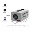 Estabilizador de tensão automático Qoltec 50724 AVR 2000VA
