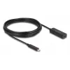 Cabo USB DeLOCK 80028 5 m USB-C preto