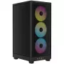 Caixa de PC Corsair RGB AIRFLOW 2000D preta Mini-ITX, fonte de alimentação incluída Não SFX