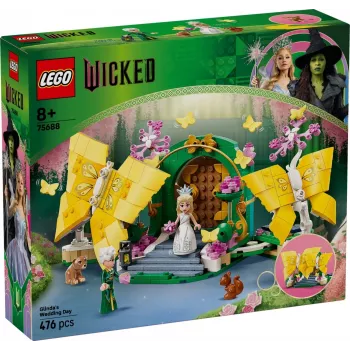 Conjunto LEGO Wicked 75688 Dia do casamento de Glinda — conjunto temático, modelo 75688