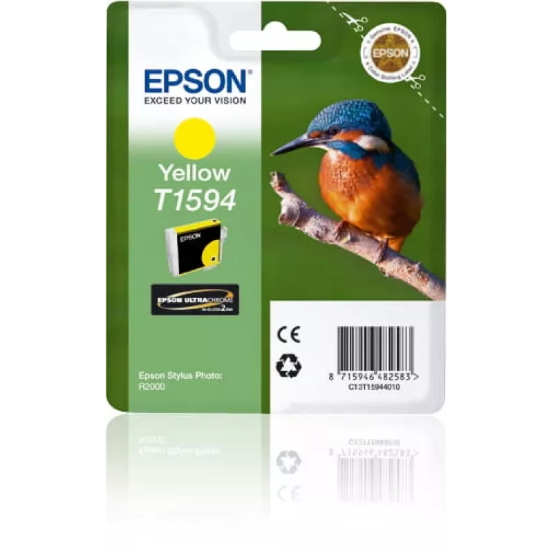 Tinteiro EPSON T1594 1 x 17 ml Ultrachrome Hi-Gloss2 Amarelo