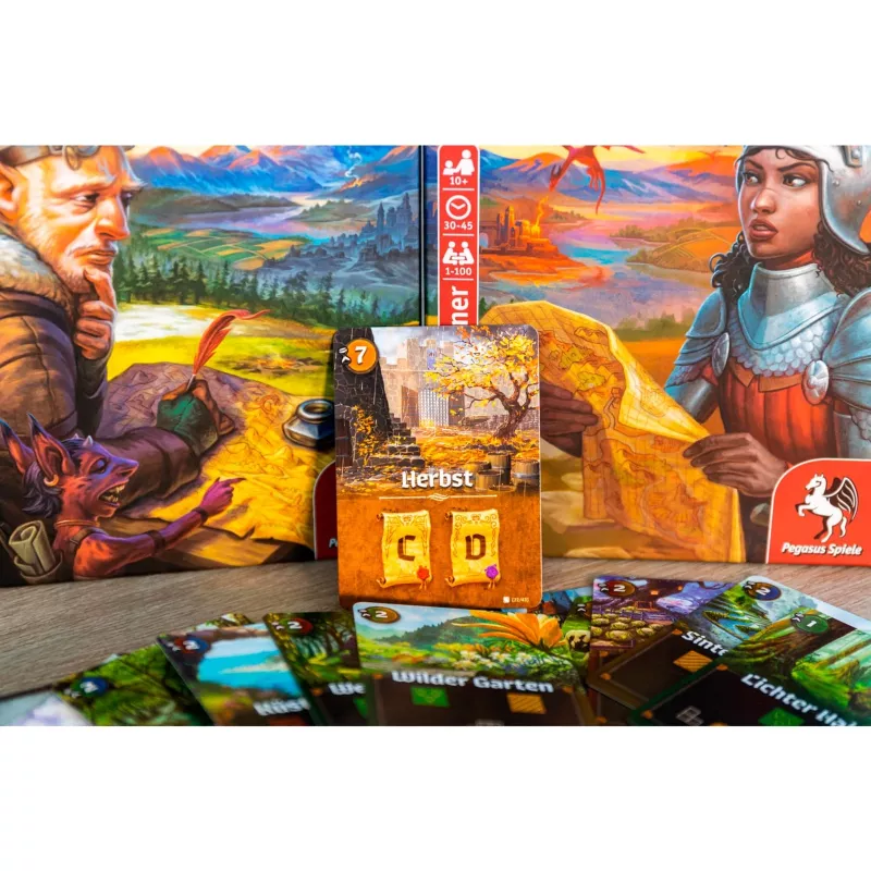 Pegasus Spiele Die Kartographin jogo de tabuleiro