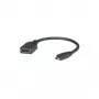 ROLINE Cabo HDMI High Speed com Ethernet, HDMI fêmea - Micro HDMI macho 0,15m (11.04.5584)