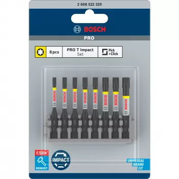 Bosch 2 608 522 329 Bits de aparafusar 8 unid.