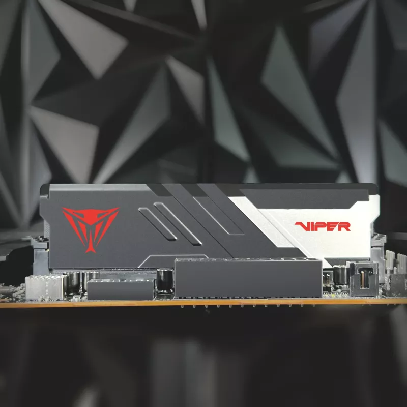 DIMM 64 GB DDR5-6400 (2x 32 GB) Dual-Kit, memória RAM preta, PVV564G640C32K, Viper Venom, INTEL XMP