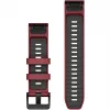 Pulseira Garmin QuickFit 010-13392-06 graphite vermelho