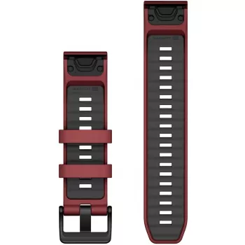 Pulseira Garmin QuickFit 010-13392-06 graphite vermelho