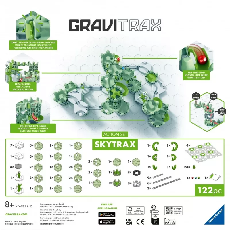 Conjunto inicial Gravitrax Starter Set Skytrax M