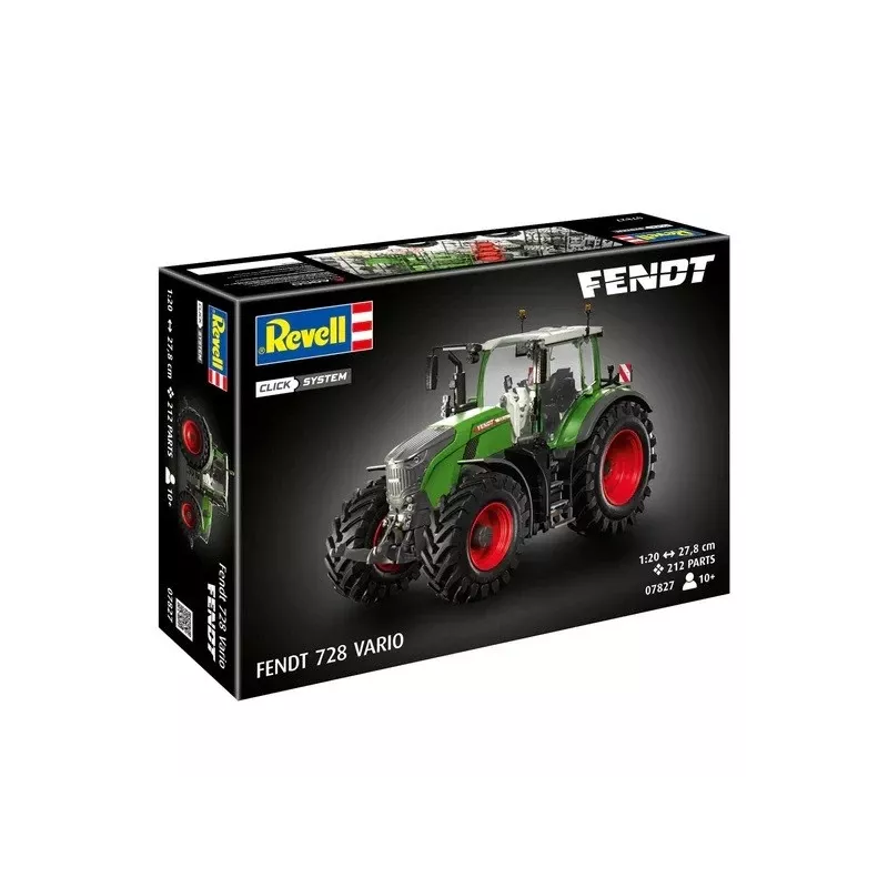 Modelo em plástico trator Fendt 728 Vario