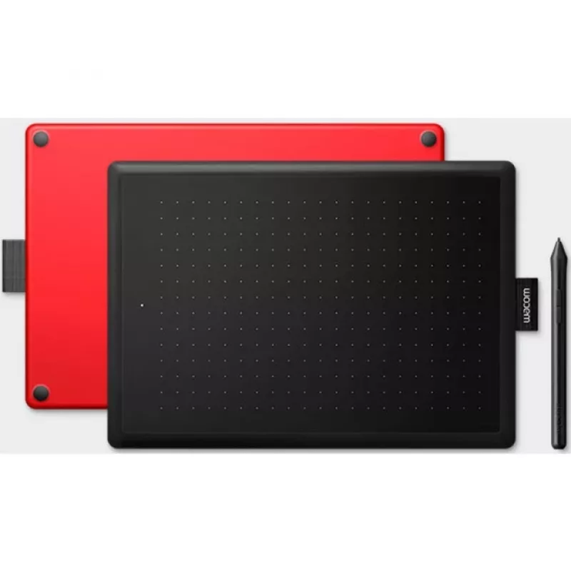 Wacom One by Medium mesa digitalizadora preto, vermelho 2540 lpi 216 x 135 mm USB