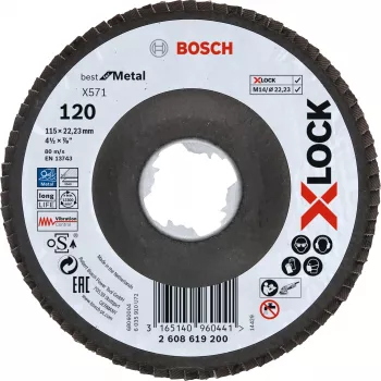 Disco de corte Bosch X-LOCK X571 BEST FOR METAL