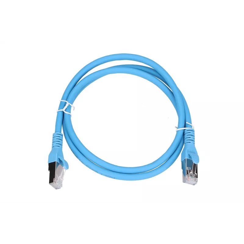 Cabo de patch de rede Extralink Cat.6A RJ-45 Cat6a 1 m azul