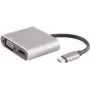 Dock para portátil S/CONN 14-05026 com fios USB 3.2 Gen 1 Type-C cinzento