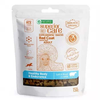 NATURE'S PROTECTION Healthy Body & Endurance snack de borrego para cães, 150 g