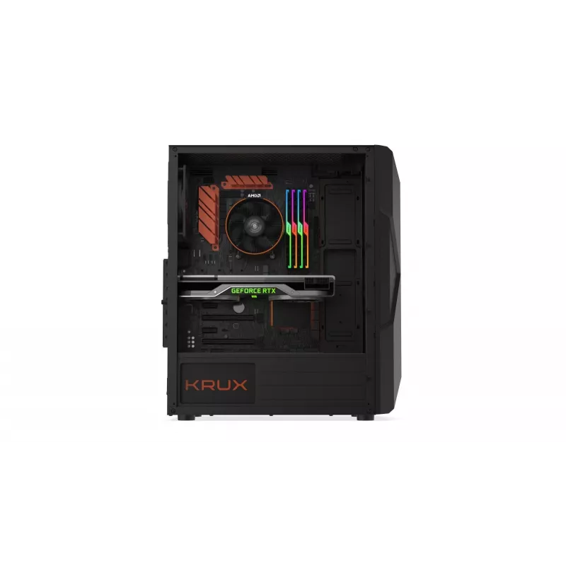 Krux ASTRAL - PC - preto - ATX - micro ATX - Mini-ITX - Gaming - 15,9 cm - 29 cm
