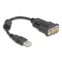 Cabo série DeLOCK 61549 preto 0,25 m USB Type-A RS-232