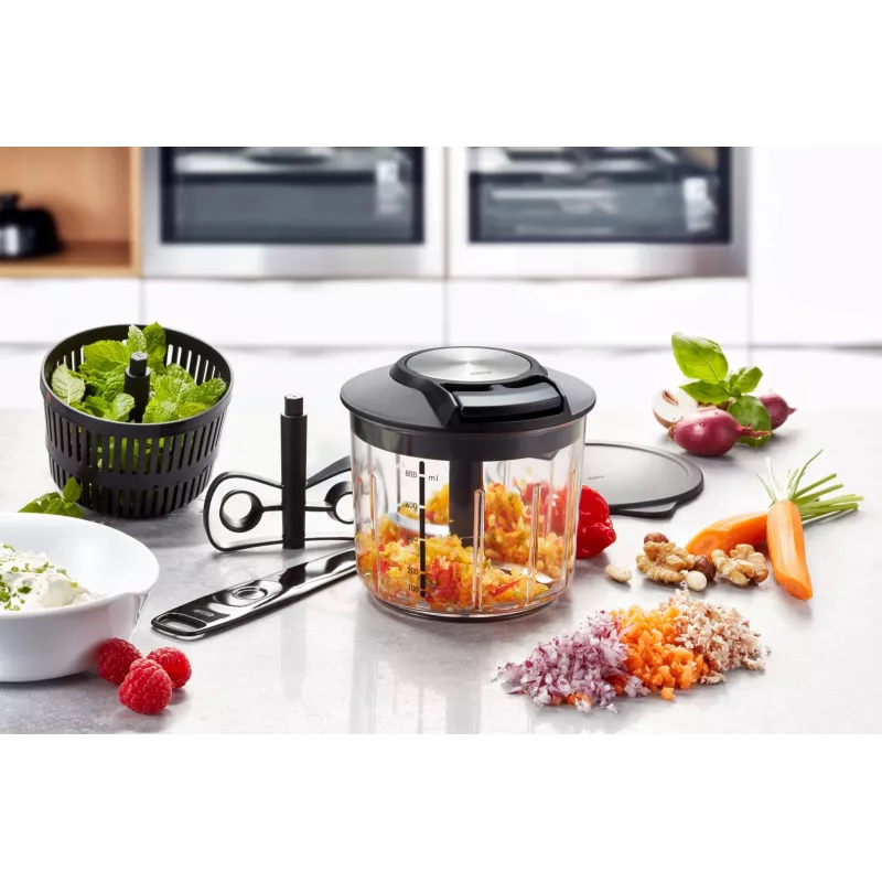 Picadora manual de alimentos GEFU SPEEDWING G-13600 - picadora múltipla com cordão de puxar