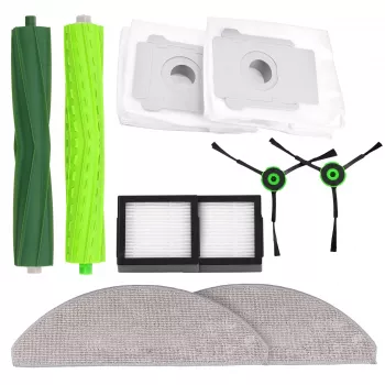 Conjunto de peças sobressalentes para aspirador iRobot Roomba: escovas, rolos, filtros e sacos para E, I, J, i3+, i4+, i5+, i6+, i7+, j7+