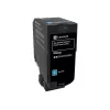 Lexmark - Alta capacidade - ciano - Original - Cartucho de toner LCCP - para Lexmark CS720de, CS720dte, CS725de, CS725dte, CX725de, CX725dhe, CX725dthe (74