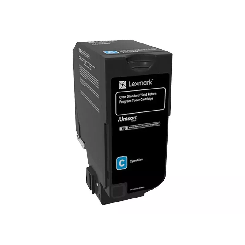 Lexmark - Alta capacidade - ciano - Original - Cartucho de toner LCCP - para Lexmark CS720de, CS720dte, CS725de, CS725dte, CX725de, CX725dhe, CX725dthe (74