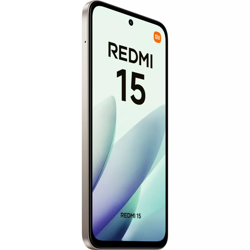 Xiaomi Redmi 15 4G smartphone, 6 GB/128 GB, 6,9 polegadas, Titan Grey