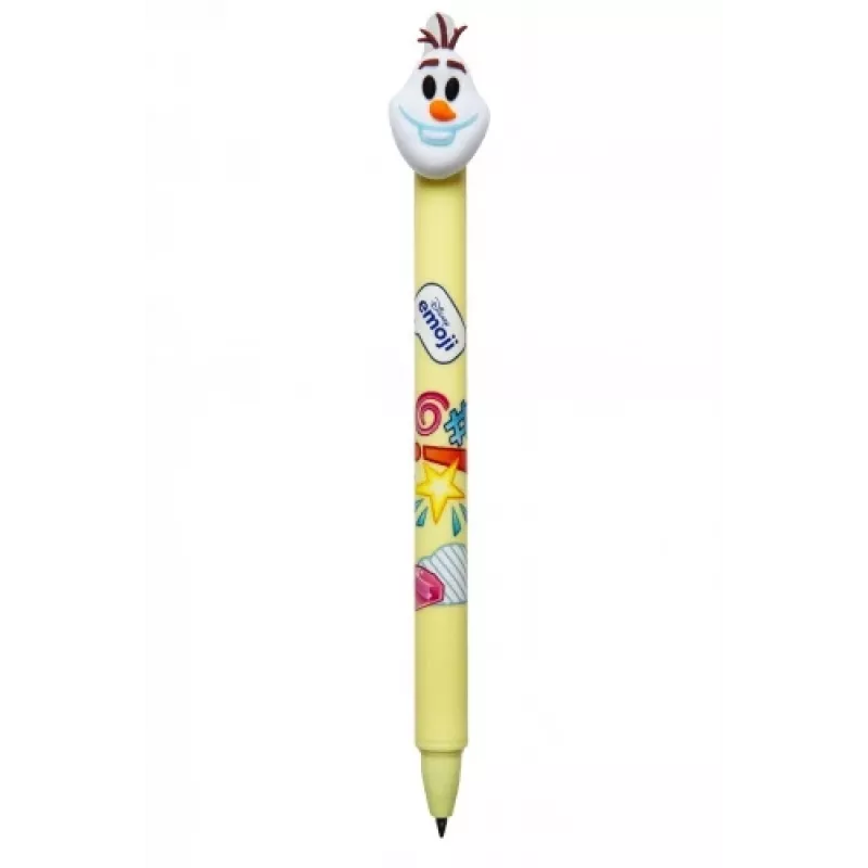 Caneta retrátil apagável Colorino Disney Emoji Frozen