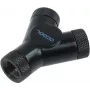 Alphacool HF Y-Connector - G1/4 rotativo - 3x conector fêmea - preto profundo (17066)