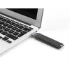 Conversor combo DeLOCK para M.2 NVMe PCIe ou SSD SATA USB 3.2 Gen 2 preto